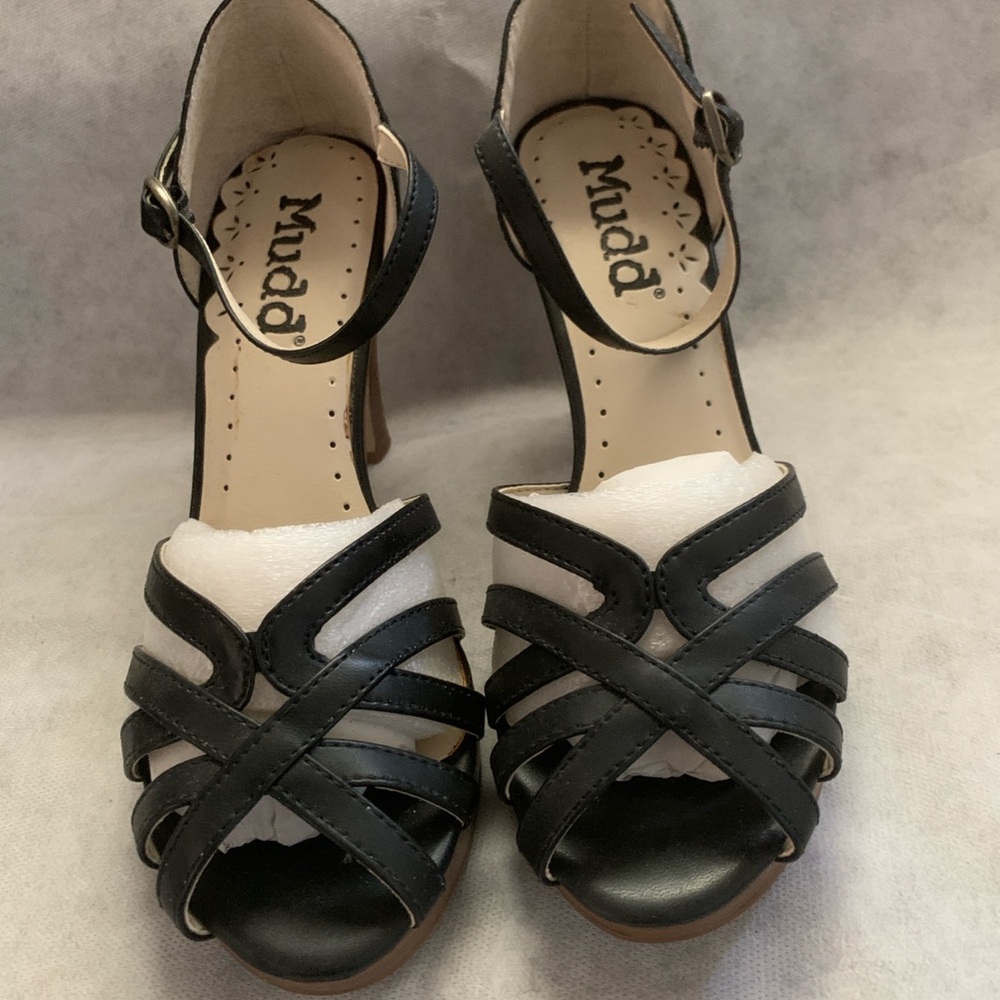 New Mudd Black Strappy Women's Heels